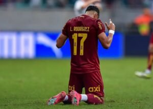 Lucho Rodríguez celebra gol pelo Bahia (Foto Jhony PinhoAGIF)