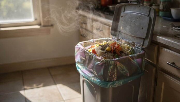 Por que o lixo da cozinha fede mais nos dias quentes?