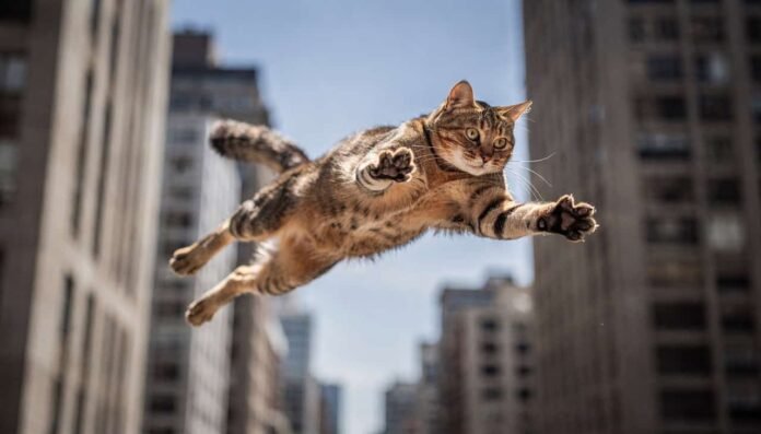 Por que gatos são quase imortais contra quedas (mesmo caindo de 32 andares)